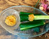 A picture of step 4 of Cucumber Sticks with Miso Paste.
