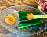 A picture of step 4 of Cucumber Sticks with Miso Paste.