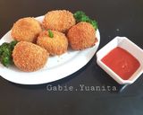 Foto langkah ke 8 dari resep Kroket isi Rougut Telur Puyuh.