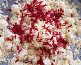 A picture of step 2 of Paneer Rose Hearts ❤️.