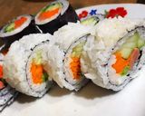 Hình bước làm 6 của món Kimbap Hàn Quốc