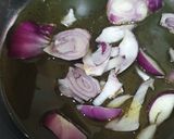 A picture of step 5 of Greenish rice n beans.