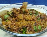 A picture of step 2 of Chicken with Coriander, Coconut and Kasoori Methi.