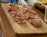 Foto del paso 1 de la receta: Masa pizza proteica con base de pollo