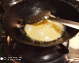 A picture of step 5 of Poori with Basundi.