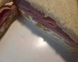 A picture of step 3 of Black Forest Ham with Pineapple and Goat Cheese.