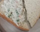 A picture of step 3 of Apple cabbage sandwich.