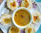 A picture of step 4 of Vegatable stuffed idli.
