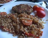 Foto del paso 3 de la receta: Arroz con verduritas y salsa de soja 😍
