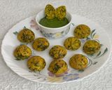 A picture of step 14 of Crispy Methi Gota in Appe Pan | No Deep Fry Gujarati Snack.