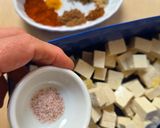 Foto del paso 3 de la receta: Tofu orgánico a las 7 especias 🌱 comino, cúrcuma, pimienta, pimentón, canela, jengibre y merkén 🍜
