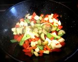 Foto del paso 2 de la receta Garbanzos con ajos tiernos y rábano blanco