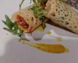 Foto del paso 1 de la receta: Crujiente de parmesano con carpaccio de ternera y vinagreta