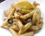 Pesztós tonhalas penne🌿 recept fázis 5 fotója
