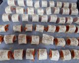 Foto del paso 6 de la receta: Mini-hojaldres de chistorra, salchicha.