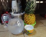 Foto del paso 1 de la receta: Agua de piña natural