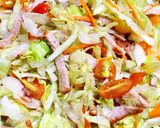 Hình bước làm 2 của món Salad Thịt Xá Xíu+Cà Rốt
