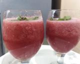 A picture of step 2 of Watermelon juice.
