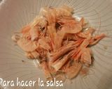 Foto del paso 15 de la receta Tomate relleno de gambas y mozarella