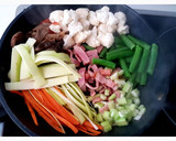 Foto del paso 2 de la receta: Fideos de arroz con vegetales salteados