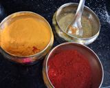 A picture of step 3 of Khatti Mitthi Tuver Dal.