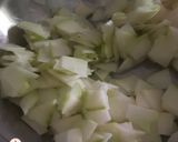 A picture of step 2 of Plastic Chutney (Bengali Raw Papaya Chutney).