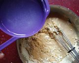 A picture of step 2 of Instant khaman dhokla.