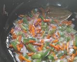 A picture of step 4 of Soya Pulao.