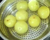 A picture of step 2 of Amla Lacha achar(Amla pickle).