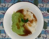 Foto langkah ke 7 dari resep Bubur Sumsum Pandan dan Original dengan tepung terigu.