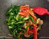 A picture of step 2 of Saute vegetables.