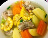 Hình bước làm 3 của món Canh sườn củ quả