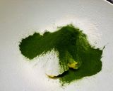 【親子共廚】杏仁抹茶奶油曲奇餅乾🍪的食譜步驟1照片