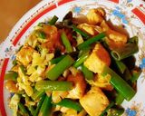 Foto langkah ke 2 dari resep Tumis bunga bawang cabe ijo.