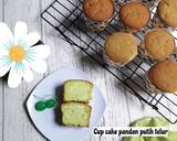 Cara Membuat Cup cake pandan putih telur 5