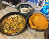 Foto del paso 6 de la receta: Zapallo cabutia relleno c zapallitos y salsa blanca
