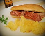Foto del paso 6 de la receta Bocata de ternera con salsa Worcestershire