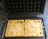 รูปขั้นตอนการทำที่ 7 ของ Chaffles (Waffle คีโต)