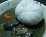 A picture of step 4 of Simple miyan kuka.