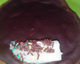 Foto langkah ke 4 dari resep Dadar Gulung coklat isi pisang kukus.