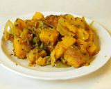 A picture of step 6 of Poosani koottu (Pumpkin) South Indian.