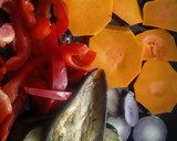 Foto del paso 2 de la receta: Sándwich🥪 de vegetales🍆🎃🌶🌰asados!!!