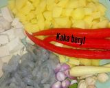 Foto langkah ke 1 dari resep Sambal goreng kentang udang.