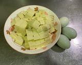 金沙雞蛋豆腐的食譜步驟1照片