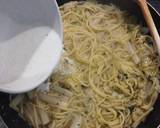 Spagetti citromos spárgaszószban bazsalikomos húsgolyóval recept lépés 5 foto