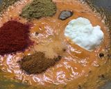 A picture of step 4 of Veg. tofu sabzi.