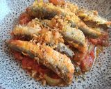 Foto del paso 13 de la receta: Boquerones fritos con salsa de tomate y pimientos