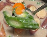 Gambar langkah 4 resipi Sayur Masak Lemak Putih.