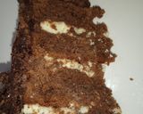 Foto del paso 7 de la receta: Torta de trufa, ganache de chocolate blanco y brillo espejo