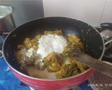 A picture of step 4 of Chicken Changezi.